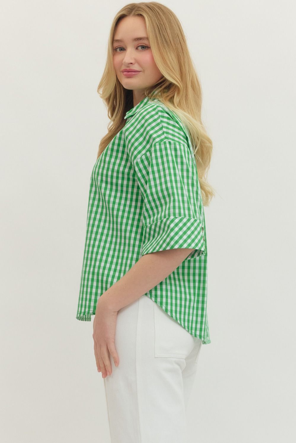 The Clover Check Blouse