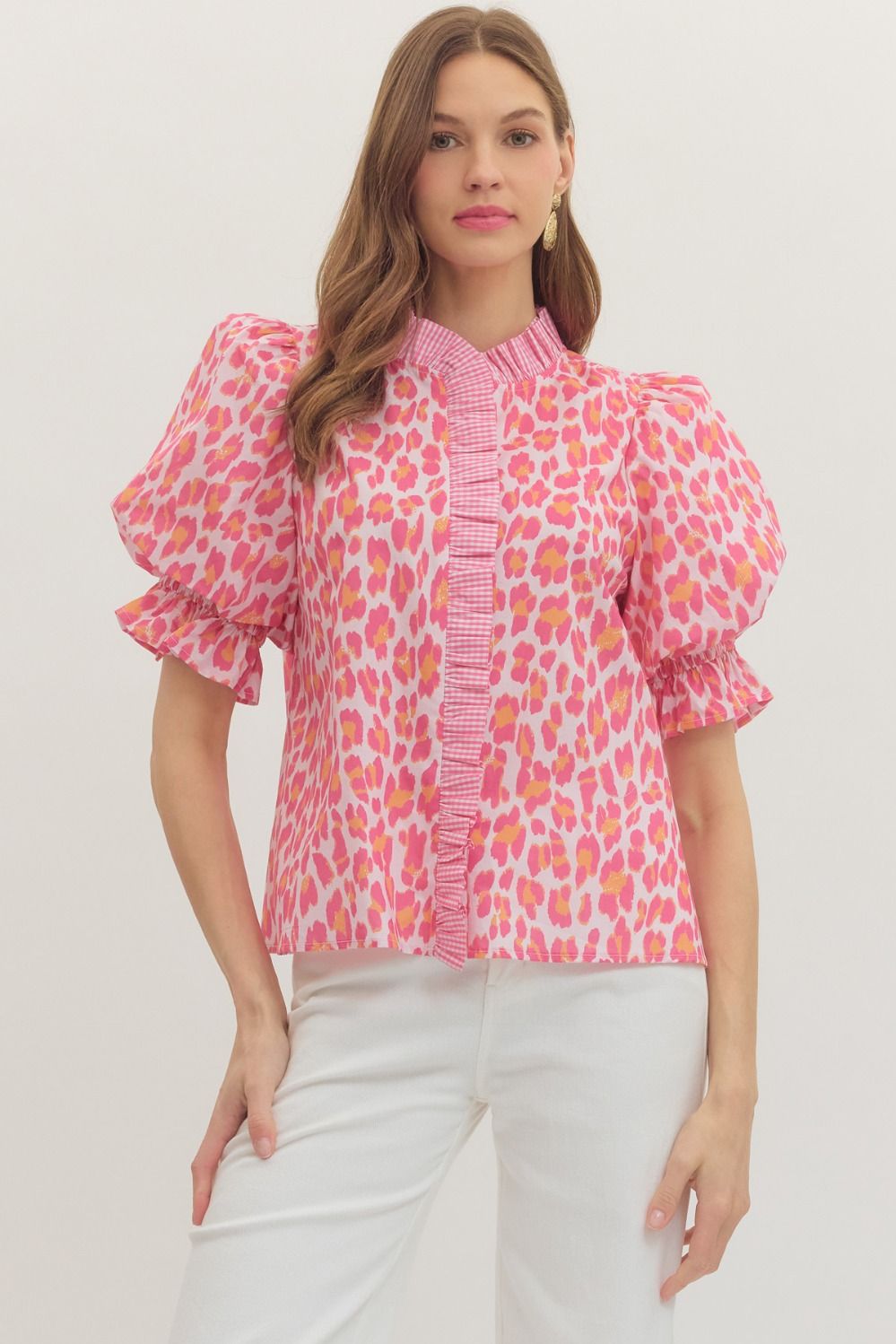 The Rose Wild Ruffle Blouse