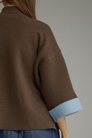 Blue Bell Cuff Sweater