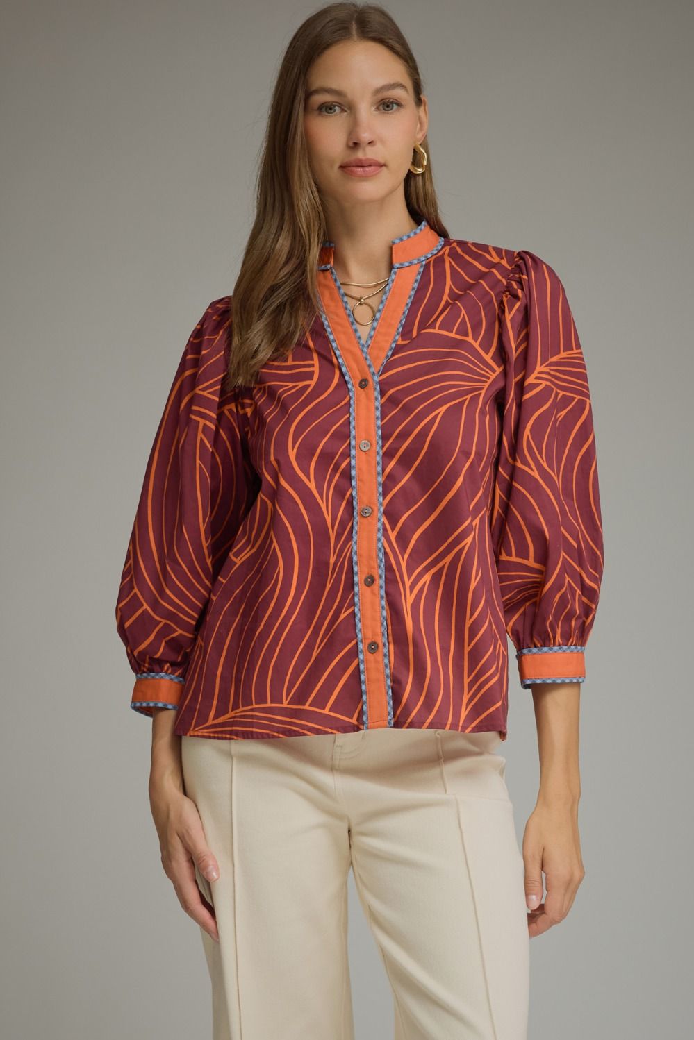 Autumn Lines Top