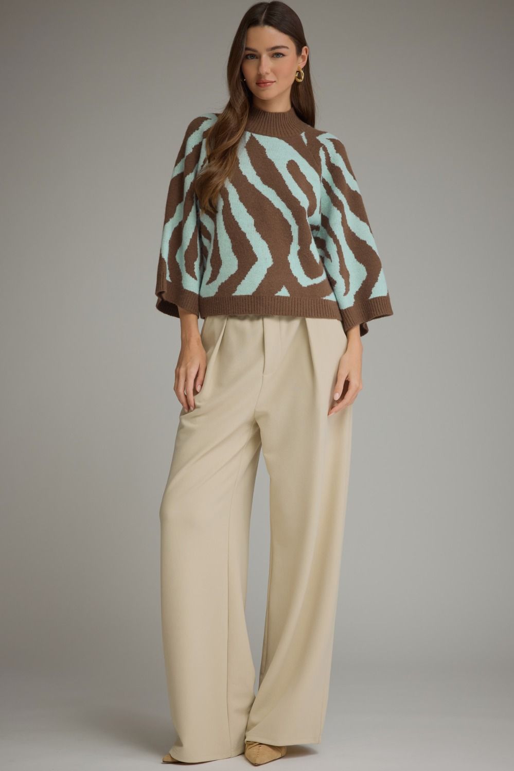 The Wild Side Sweater – Brown Sky