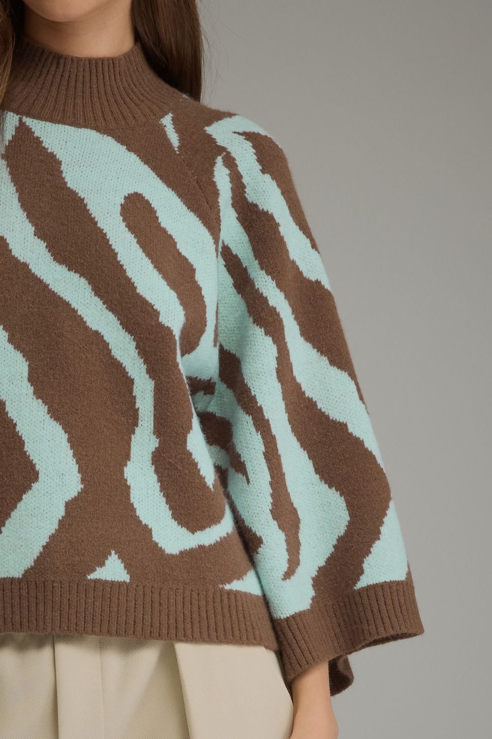 The Wild Side Sweater – Brown Sky