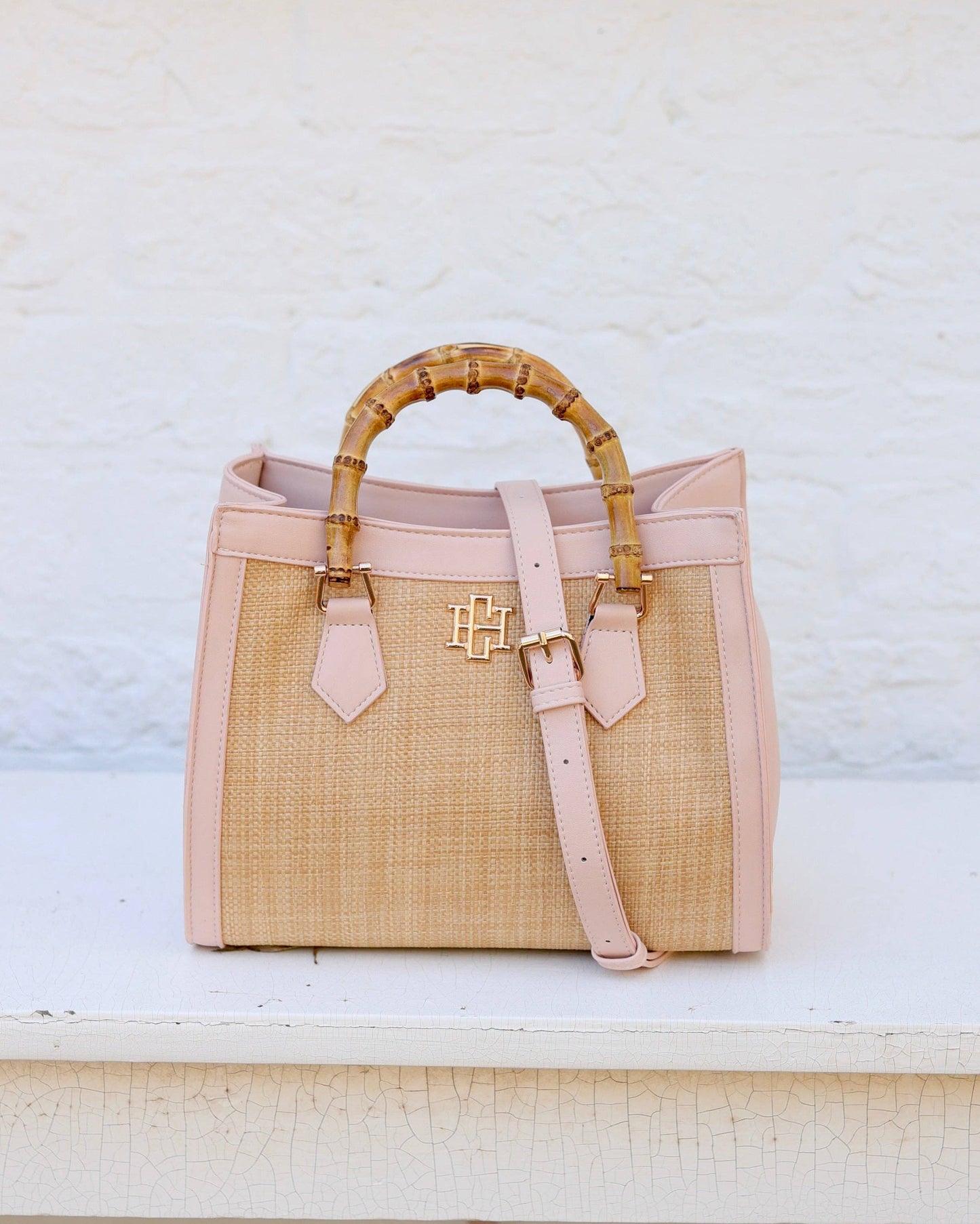 Caroline Hill - Kennedy Tote Natural Blush: Default