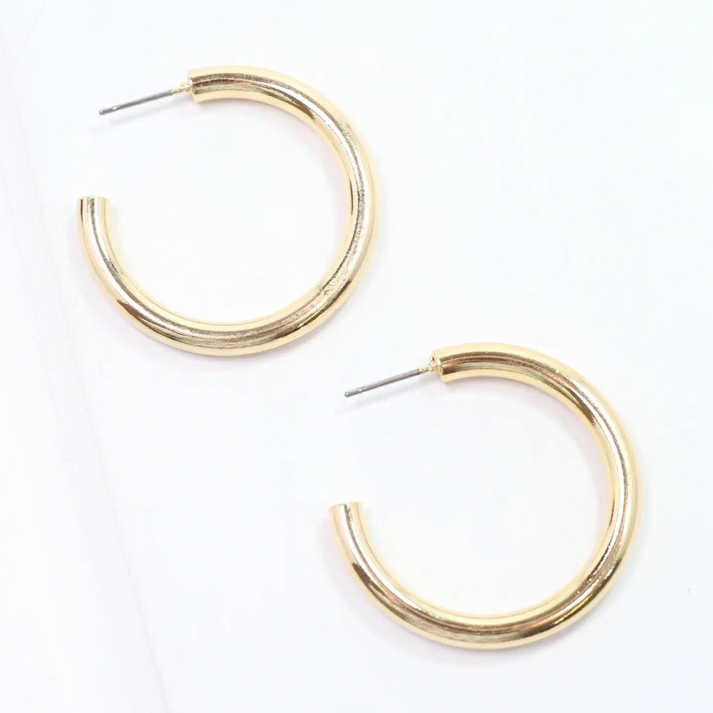 Caroline Hill - Nataliuh Hoop Earring Shiny Gold