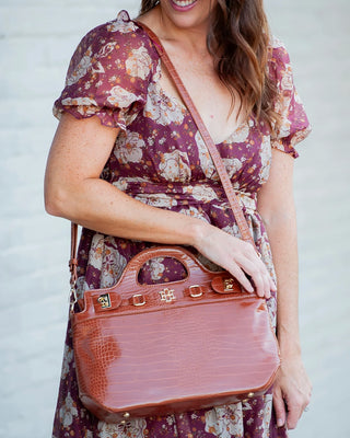 Savannah Handbag Saddle EC