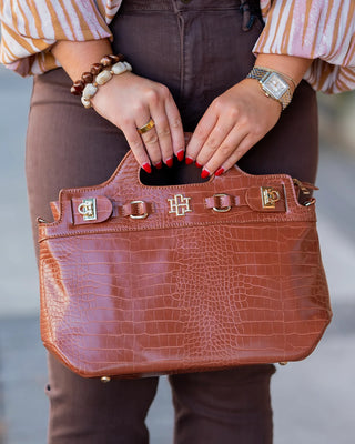 Savannah Handbag Saddle EC